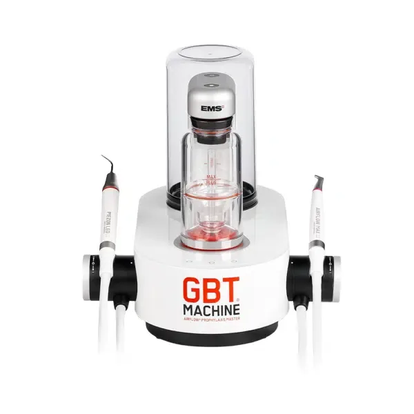 Airflow unit used for Guided Biofilm Therapy cleanings