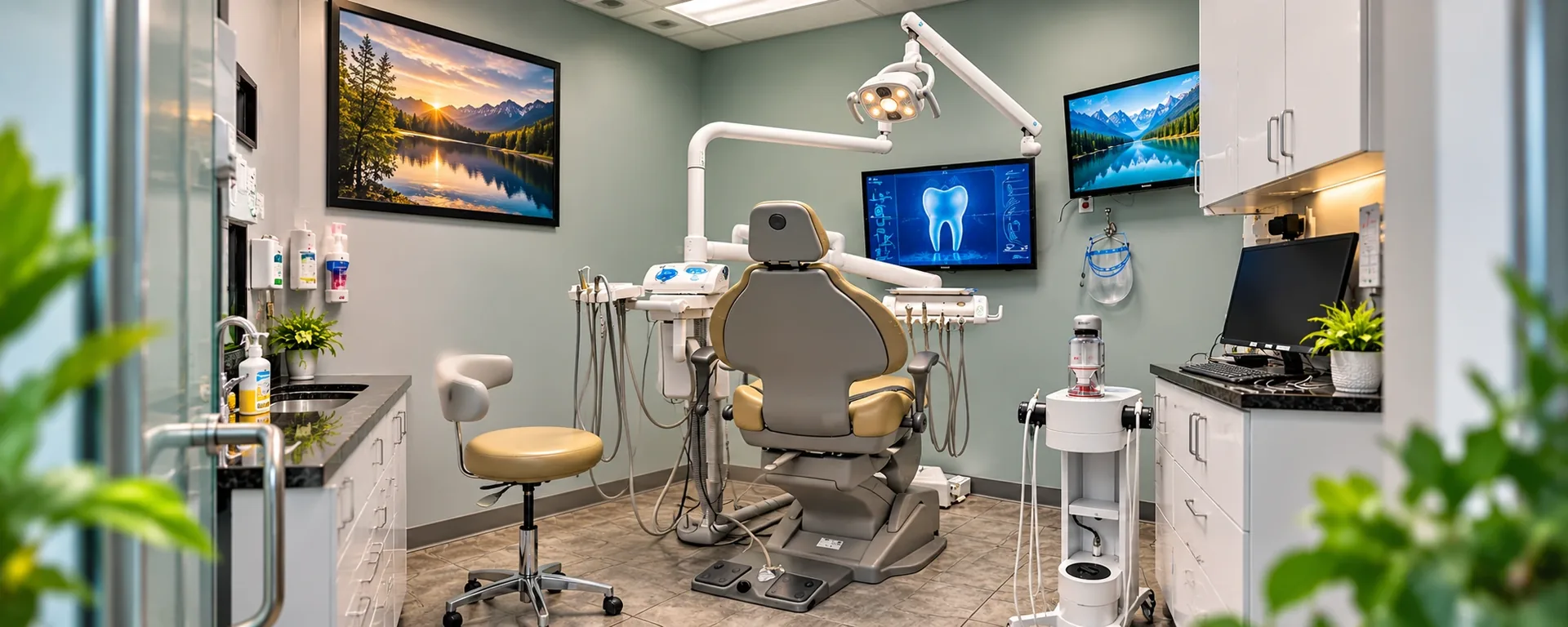 Treatment room at Ogilvie Dental in Gloucester